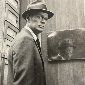 Vintage Richard Widmark 1961 The Secret Ways Movie Still Black And White Photo